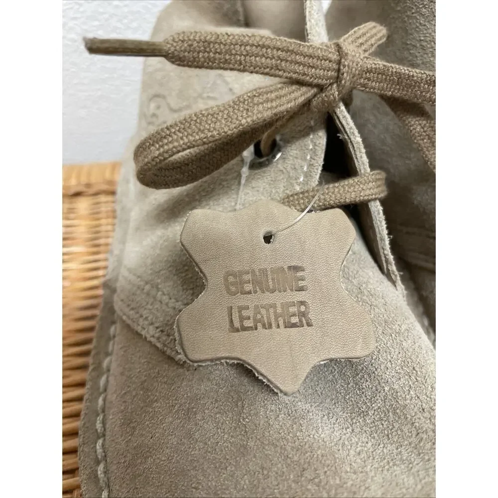 Mens Bata Safari Chukka Boots Shoes Tan Suede Kenya Made New